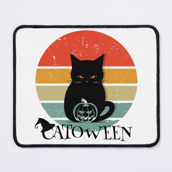Item preview, Happy Catoween - Halloween Art for cat lovers designed and sold by ThreadmyCanvas.