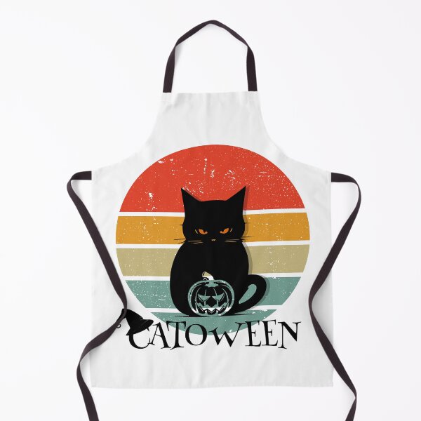 Item preview, Happy Catoween - Halloween Art for cat lovers designed and sold by ThreadmyCanvas.