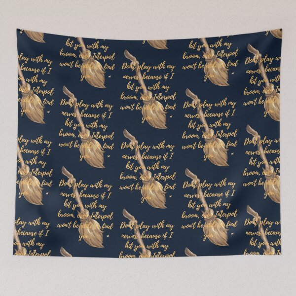 Item preview, If I hit you with my broom   designed and sold by hsayrtefa.