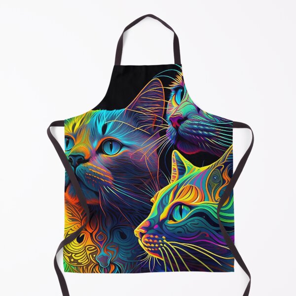 Item preview, psychedelic kitties, designed and sold by Colada ....