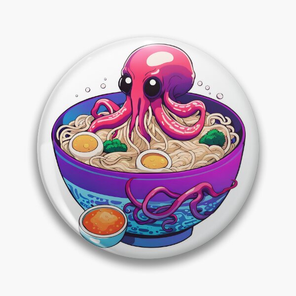 Item preview, There's a Squid in my Ramen! designed and sold by RandomJunction.