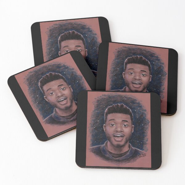 Item preview, Kevin Olusola with Stars designed and sold by ArtStorePuddle.