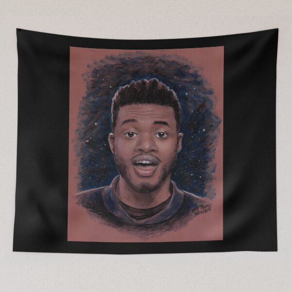 Item preview, Kevin Olusola with Stars designed and sold by ArtStorePuddle.