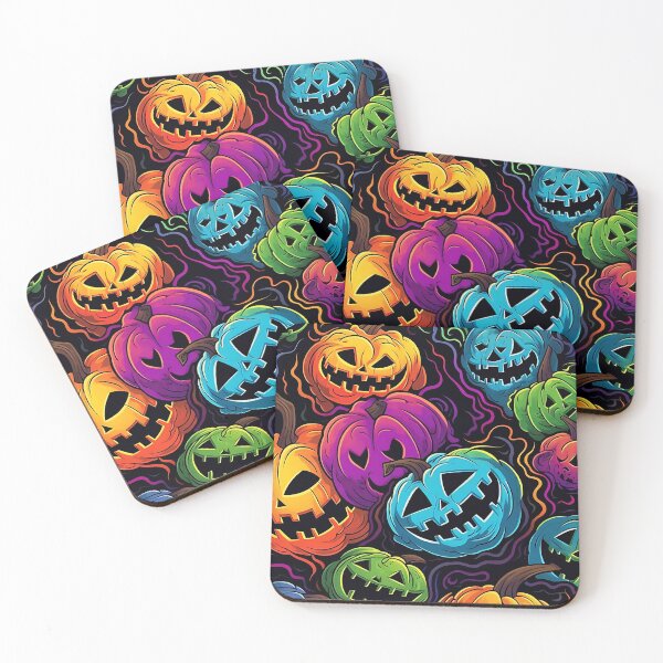 Item preview, psychedelic halloween,pumpkins, designed and sold by Colada ....