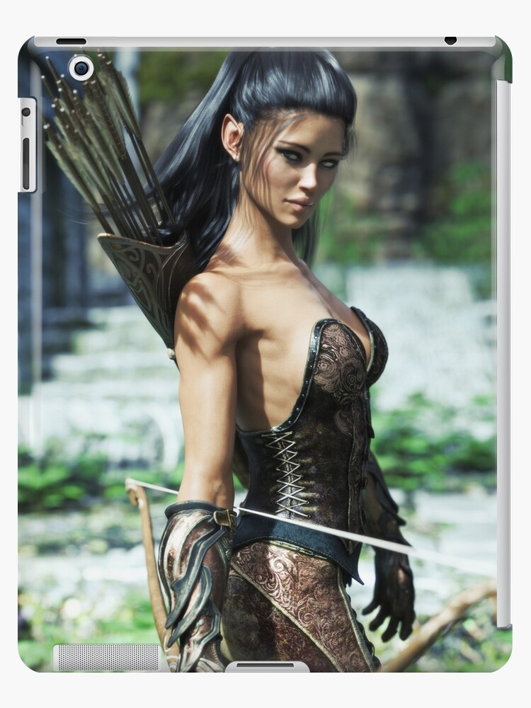 Female Archer devoted to the dark eye god Boron by 