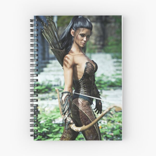 Item preview, Fantasy elf female archer designed and sold by DigitalStorm.