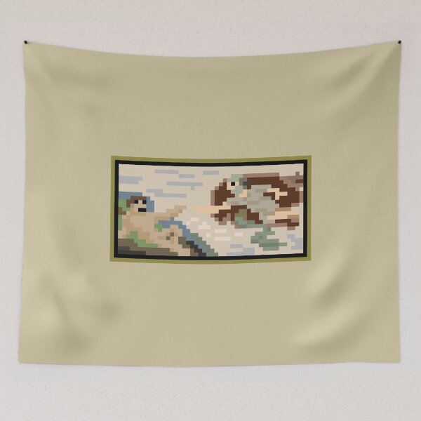Item preview, The Creation of Pixel - Pixelated The Creation of Adam designed and sold by Galiderath.