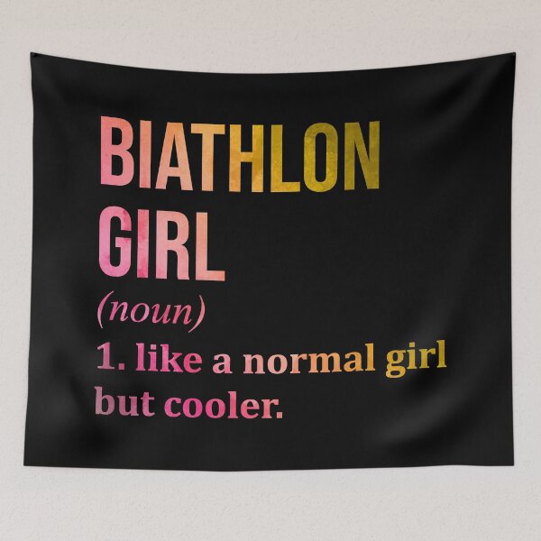 Item preview, Biathlon Girl Definition in Watercolor designed and sold by XCIV.