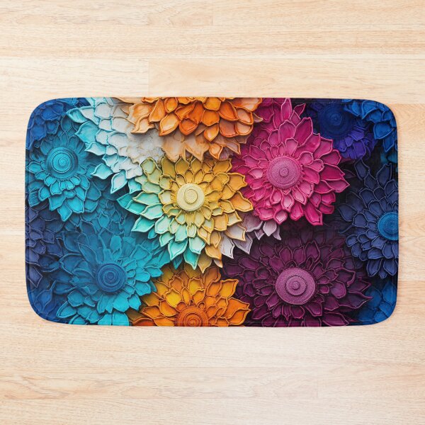 Item preview, Embossed Colorful Floral designed and sold by MapleTArts.