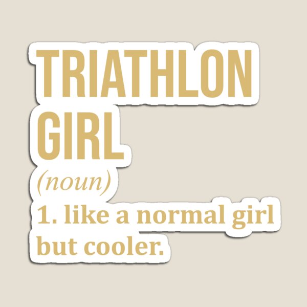 Item preview, Triathlon Girl Definition in Gold designed and sold by XCIV.