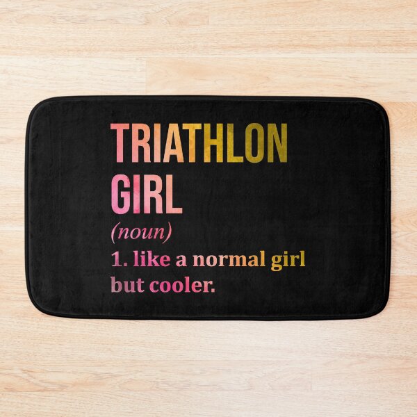 Artikelvorschau, Triathlon-Mädchen-Definition in Aquarell entworfen und verkauft von XCIV.