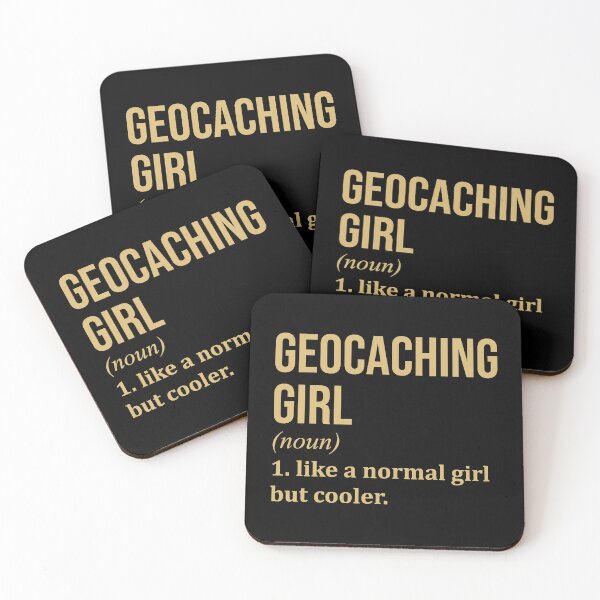 Item preview, Geocaching Girl Definition in Gold designed and sold by XCIV.