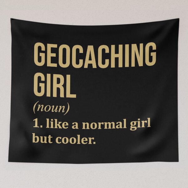 Item preview, Geocaching Girl Definition in Gold designed and sold by XCIV.