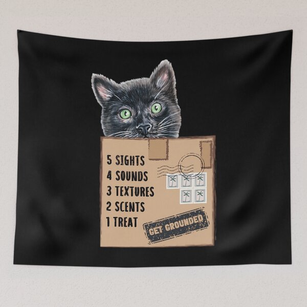 Item preview, Cat in a Box Collection. Wise Cat reminder when feelings are overwhelming	 designed and sold by byfqpxnwlgv44.