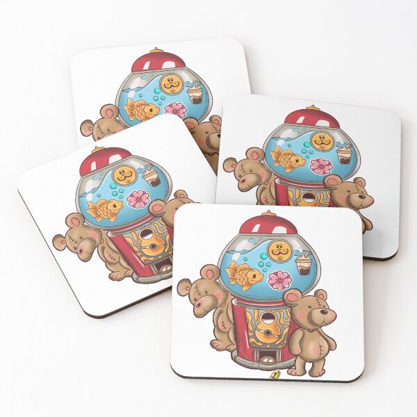 Item preview, bear cute gumball machine designed and sold by DekWat.