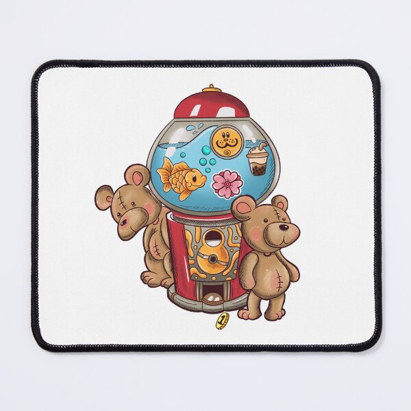 Item preview, bear cute gumball machine designed and sold by DekWat.