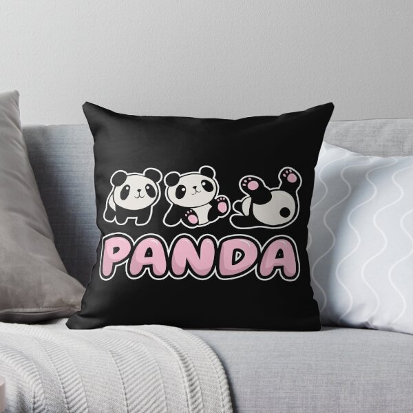 panda throw pillow