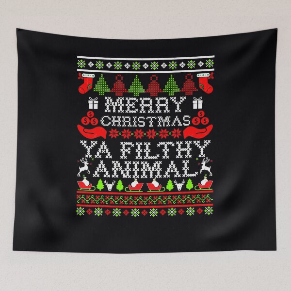 Item preview, Christmas 	 - Merry Christmas Ya Filthy Animal  	 designed and sold by wzxdxoipo53.