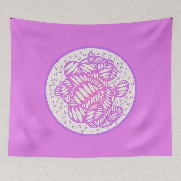 Item preview, Rasberry Ripple Fantasia - Abstract on pink designed and sold by TandBB.