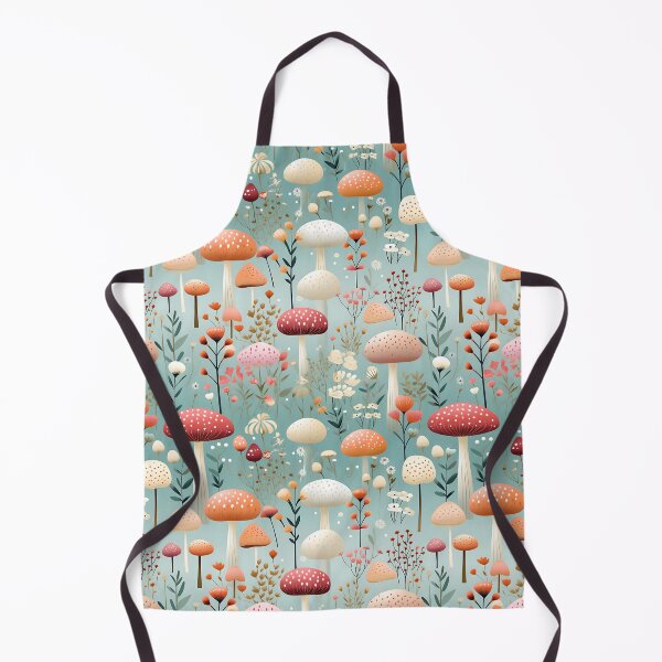 Item preview, Dreamy Fairytale Mushroom Forest Pattern designed and sold by Hibiskusmond.