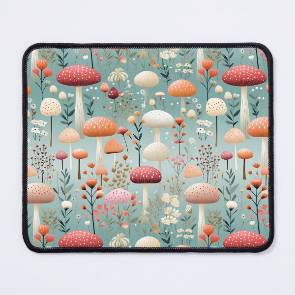 Item preview, Dreamy Fairytale Mushroom Forest Pattern designed and sold by Hibiskusmond.