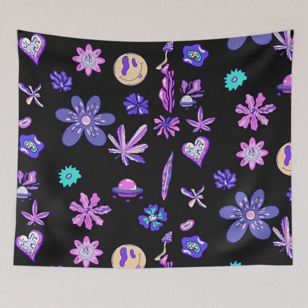 Item preview, Trippy Psychedelic Flower, designed and sold by Colada ....