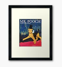 Mr. Pooch Detective Agency Framed Print