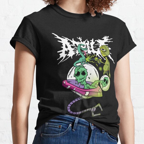 Hot Topic Alien Cowboy Tie-Dye T-Shirt