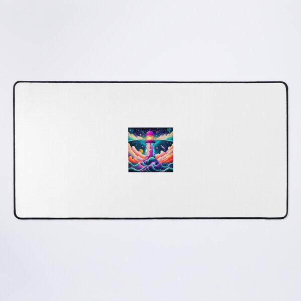 Item preview, Lighthouse of the multicolored sea designed and sold by createinpixels.