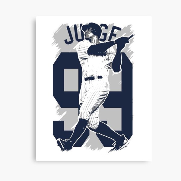 Aaron Judge Neon Effect Sneaker Canvas Art 