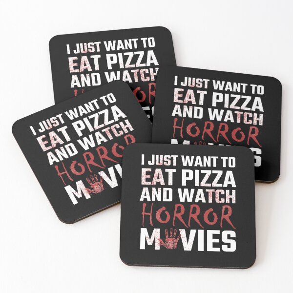Item preview, I just want to eat pizza and watch horror movies designed and sold by cherrysart1.