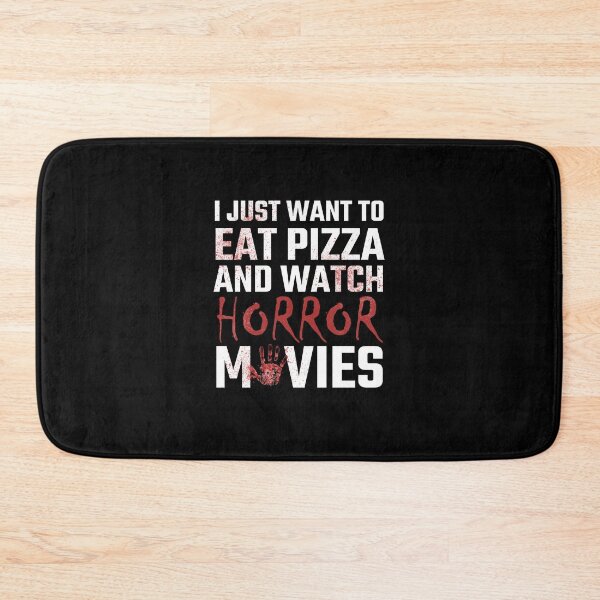 Item preview, I just want to eat pizza and watch horror movies designed and sold by cherrysart1.