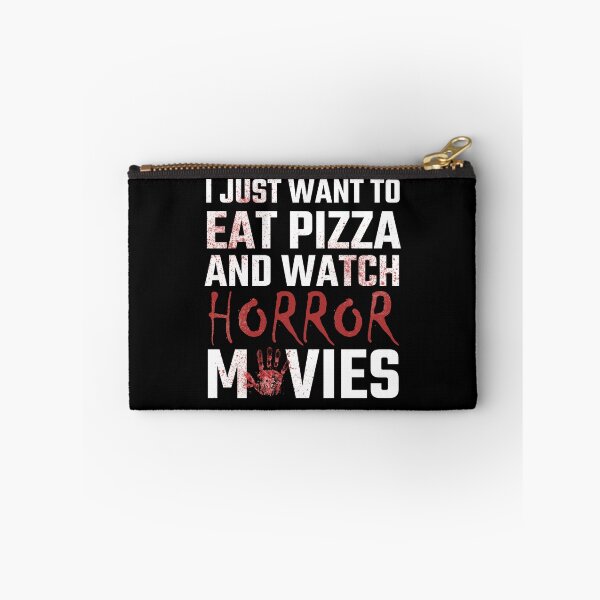 Item preview, I just want to eat pizza and watch horror movies designed and sold by cherrysart1.