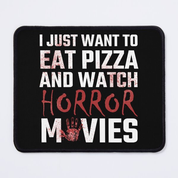 Item preview, I just want to eat pizza and watch horror movies designed and sold by cherrysart1.