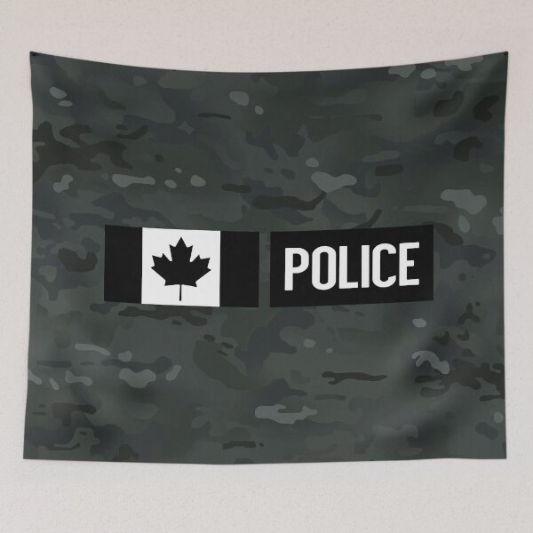 Item preview, Canadian Police: Black Camouflage designed and sold by Jared Davies.