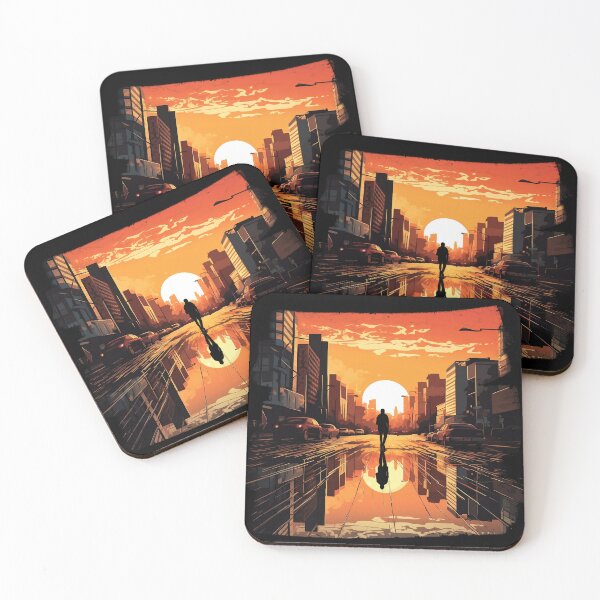 Item preview, Sunrise in the Streets: Embracing the Urban Horizon designed and sold by DarcoDesigns.