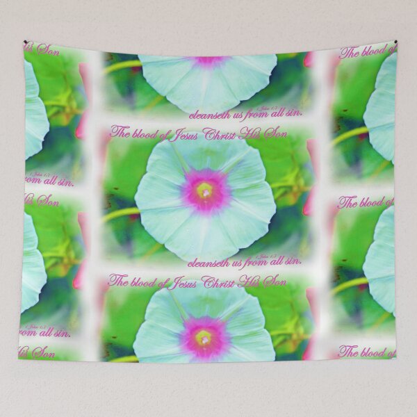 Item preview, 1 John 1:7 designed and sold by Romans 12 Designs.