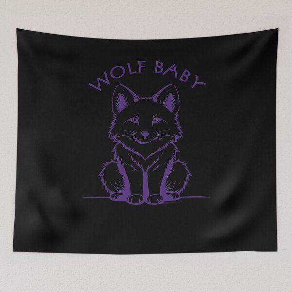 Item preview, Wolf Baby - Indigo designed and sold by Soulemotion.