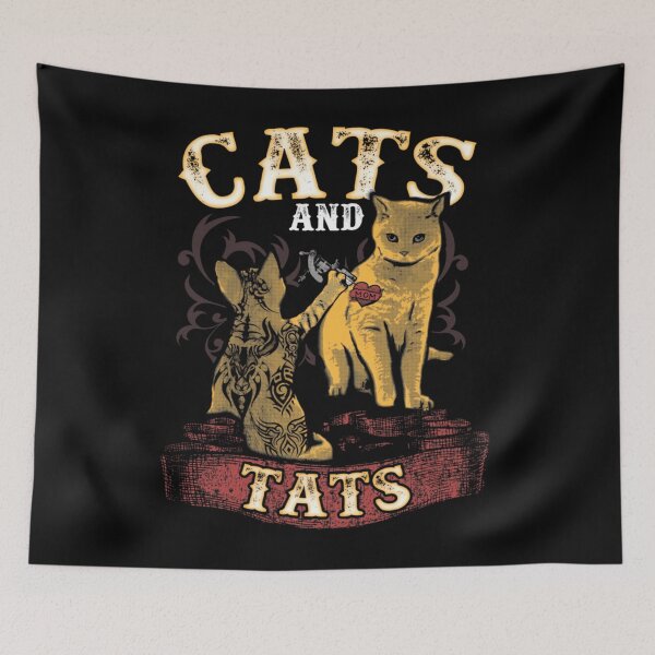 Item preview, Cats And Tats - Funny Tattoo Cat Lover  	 designed and sold by byfqpxnwlgv44.