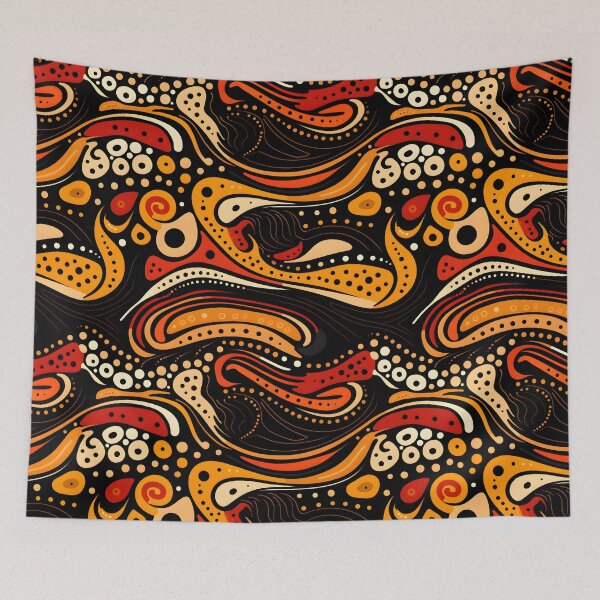 Item preview, Aboriginal pattern designed and sold by FK-UK.