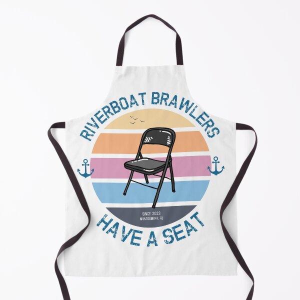 Item preview, Montgomery Alabama boat fight riverboat brawl folding chair designed and sold by Sukhumpan.