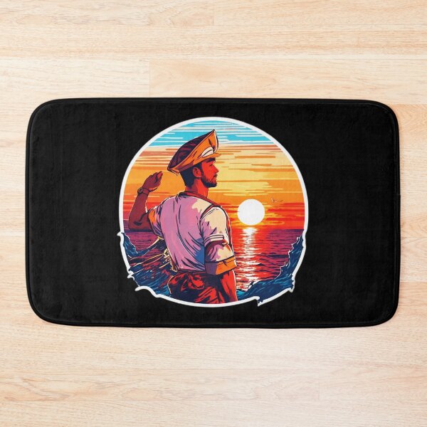 Item preview, Admiral Looking at Sunset Over the Ocean designed and sold by Ridiculam Toga.
