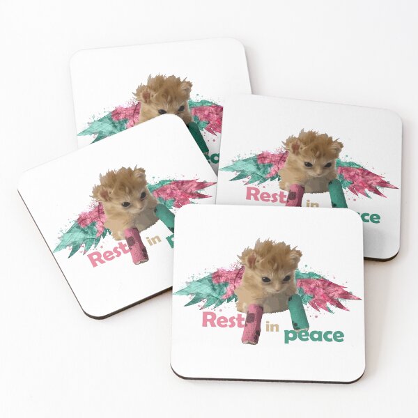 Item preview, Tater Tot Flight to Forever: Rest in Peace, Sweet Kitten designed and sold by EmeraldeaArt.
