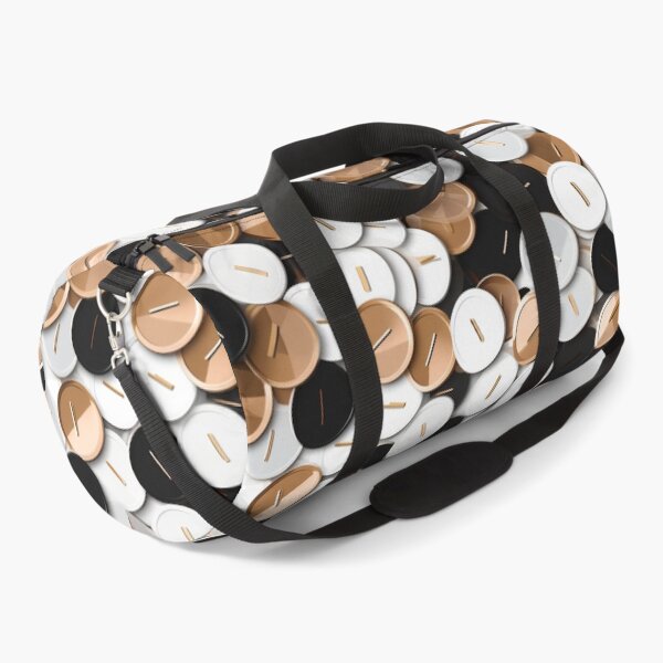 Item preview, Colorful fantasy pattern black copper silver mother-of-pearl ornaments coins sequins designed and sold by G-M-Designs.