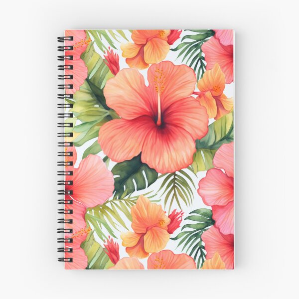 Item preview, Tropical Hibiscus Watercolor Seamless Pattern designed and sold by PutsGroup.