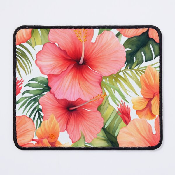 Item preview, Hibisco tropical acuarela de patrones sin fisuras designed and sold by PutsGroup.