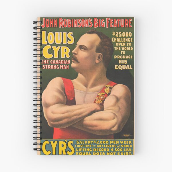 Item preview, STK501873A-Vintage circus poster of a strongman. designed and sold by StocktrekImages.