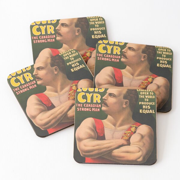 Item preview, STK501873A-Vintage circus poster of a strongman. designed and sold by StocktrekImages.