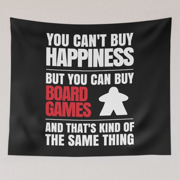 Item preview, You can't buy happiness but you can buy board games Fitted V-Neck designed and sold by JAMESSIMER.