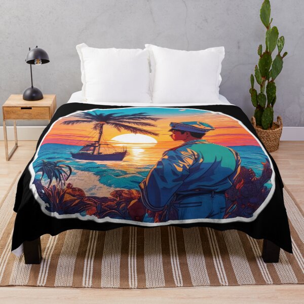Item preview, Dreaming About a Beach Day - Sunset Over the Ocean designed and sold by Ridiculam Toga.